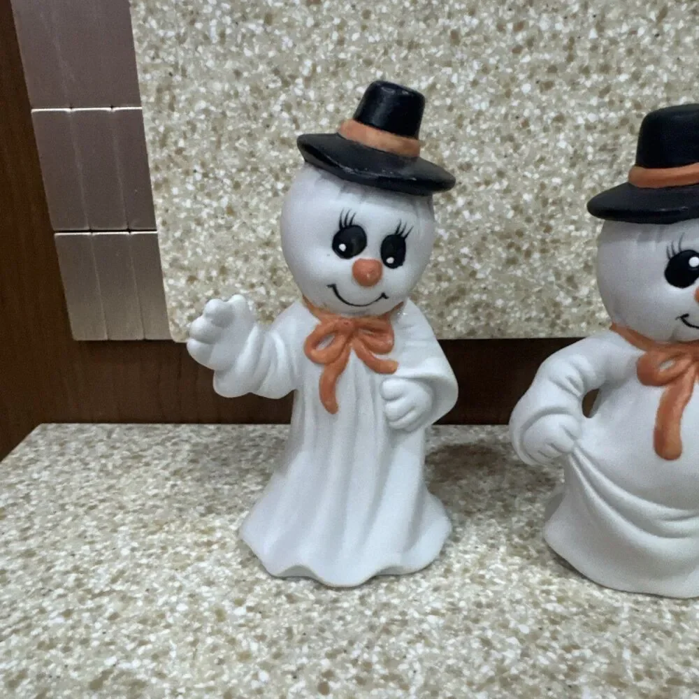 VTG Halloween Set 3 Hand Painted  4